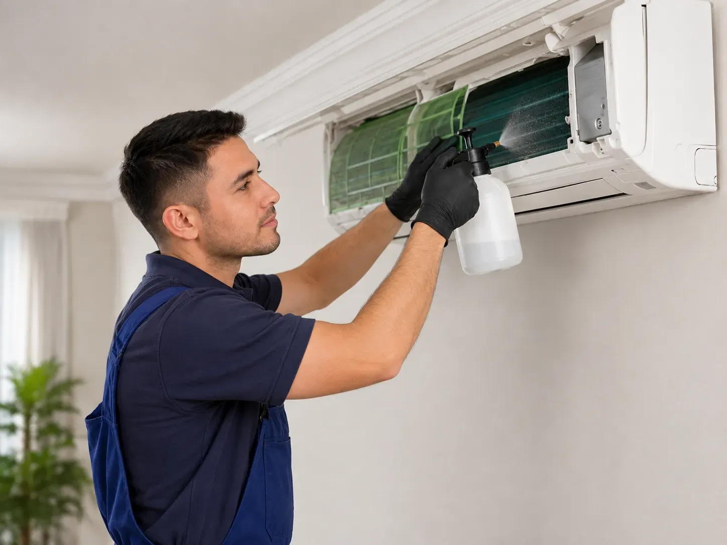 Instalación de aire acondicionado mini split en Guadalajara